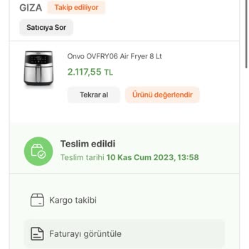 Onvo Airfryer Boya Kalkması