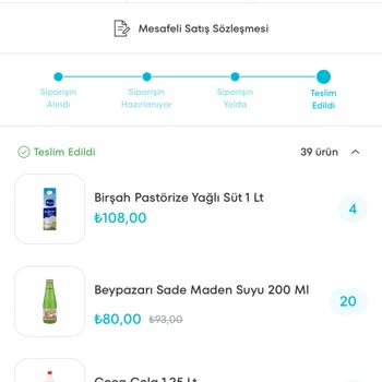 A101 Bozuk Süt Gönderimi