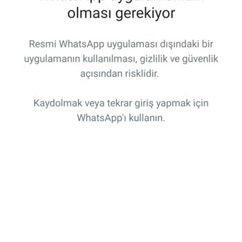 WhatsApp Giriş Ve Kod Alamıyorum