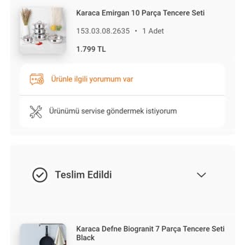 Karaca Züccaciye Karaca Tencere Seti Cam Kapak Sorunu.