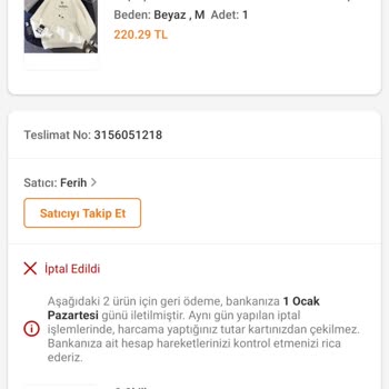QNB Finansbank Trendyol İptalinde Taksitli İade Sorunu