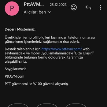 PttAVM İade Sürecinde Destek Alamama Sorunu
