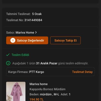 Trendyol Hatalı Ürün Teslimi Ve İlgisiz Satıcı