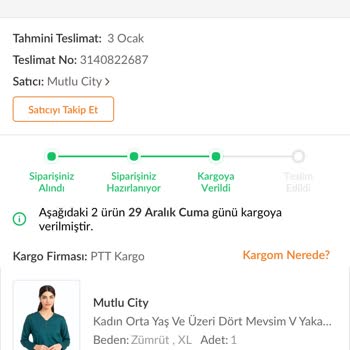 PTT Kargo Gaziosmanpaşa Adrese Gelmeden Adreste Yok Diyor!