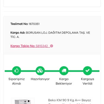 Borusan Lojistik Nerede Olduğu Belli Olmayan Kargo.!