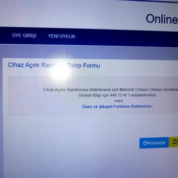 İzgaz Gaz Açma Randevusu Oluşturma Sistemsizliği