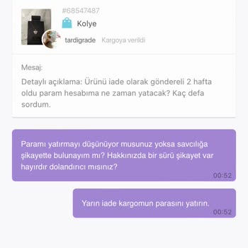 Gardrops İade Ettiğim Ürünün Parasını Bankama Yatırmıyor!