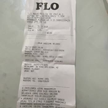 Torex FLO Mağazasında Aldığım Ayakkabı