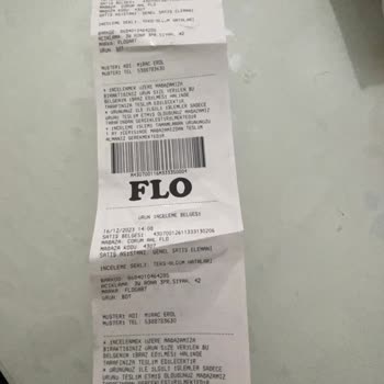 Torex FLO Mağazasında Aldığım Ayakkabı