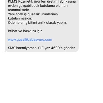 Evde Ekişi Paketleme Kozmetik Paketleme Şikayet