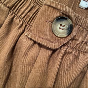 Barrels And Oil İki Yıkamada Rengi Atan Keten Pantolonlar