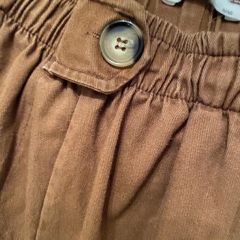 Barrels And Oil İki Yıkamada Rengi Atan Keten Pantolonlar