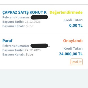 Halkbank'ta Başvuruda Bulunmadığım Kredilerin Tanımlanması