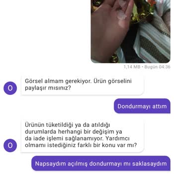 Getir Bayat Ürün Satıyor