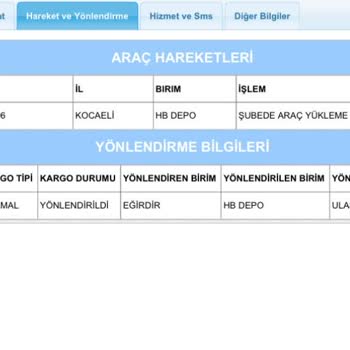 English Home Kargo Ve İdrar Sorunu
