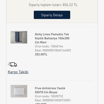 English Home Kargo Ve İdrar Sorunu