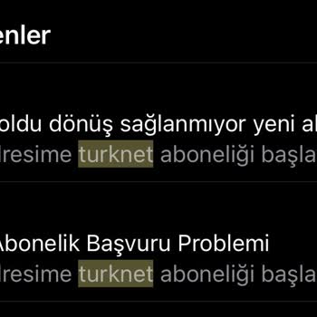 TurkNet Yeni Abonelik Hatası