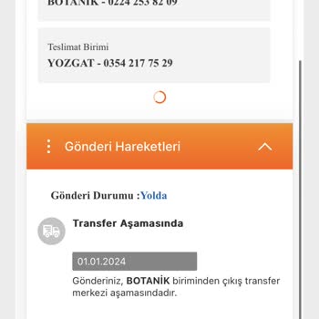 MNG Kargo Transfer Şikayeti Çıkış Birimi