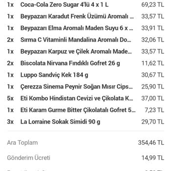 Yemeksepeti Parasını Çekmesine Rağmen Siparişimi Eksik Getirdi