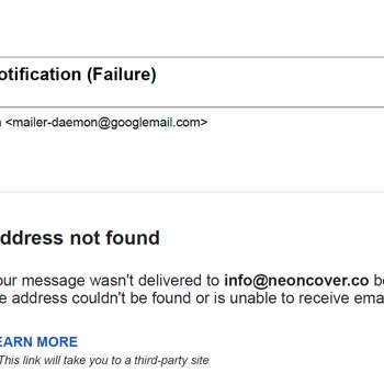 Neon Cover Şikayet (Sipariş 1357)