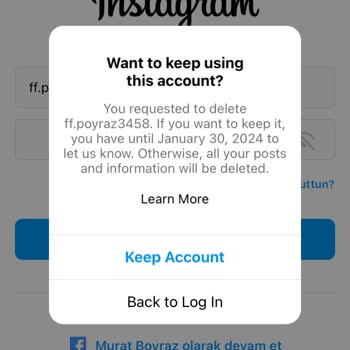 Instagram Hesabımı Geri Vermiyor