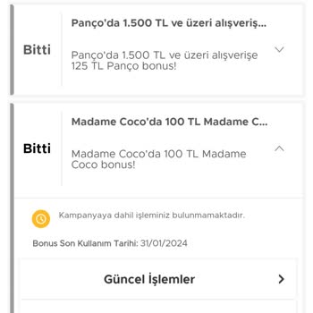 Garanti BBVA BonusFlaş'tan Öncesinde Kayıt Olmuştum Madame Coco Bonus Yüklenmedi