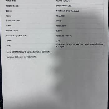 Yapı Kredi Taksitlendirme Hatası Ve Mağduriyetim