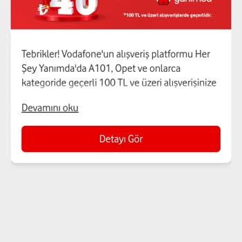 Vodafone Hediye Çarkı İnternet Çıkmıyor.