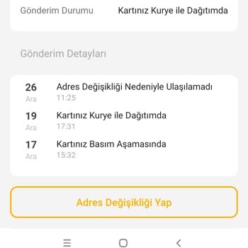 Kredi Kartım Nerede? Kuryenet'ten Beklentim!