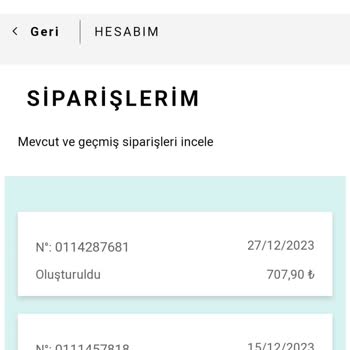 Watsons Teslim Edilmeyen Sipariş