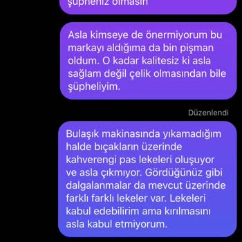 Zwilling Bıçak Seti Kırılıp Pas Lekesi Tutuyor!