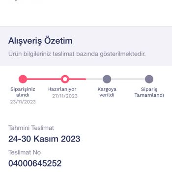 Penti Siparişi 40gündür Teslim Etmedi Siparişimi İptal Etmek İstiyorum