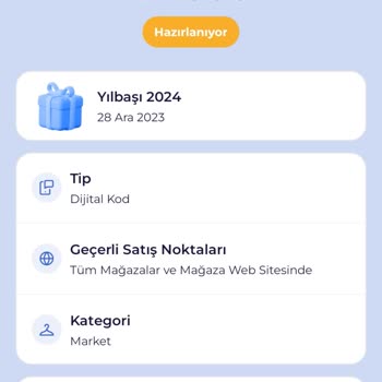 Multinet Yılbaşı Kartı Aktif Değil!