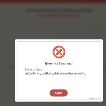 Kamu Sertifikasyon Merkezi (Kamu Sm) Mali Mühür Sunucu Bağlantı Hatası!