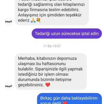 Kidega Sipariş Gecikmeleri Ve Müşteri Mağduriyeti