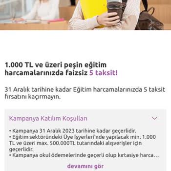 Yapı Kredi Bankası Taksitlendirme Yapmama Şikayeti