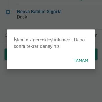 Kuveyt Türk DASK Poliçe Kesme Problemi