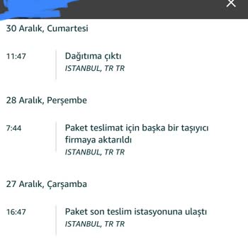 Aras Kargo Ürünümü Dağıtıma Çıkarmıyor