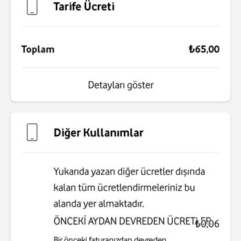 Vodafone Kafasına Göre Para Kesiyor