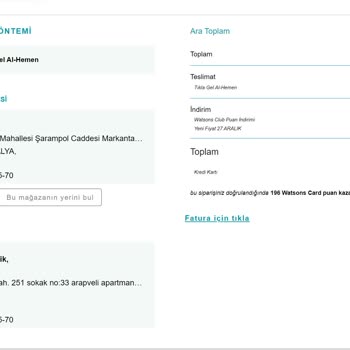 Watsons'tan Aldığım Ürünlerin Nerede Olduğunu Bilen Yok