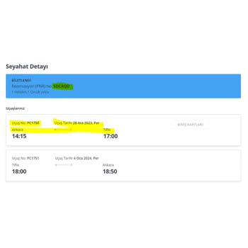 Pegasus Havayolları Hasarlı Bagaj Problemi
