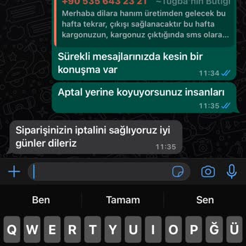 Tuğba'nın Butiği Siparişim Neden Kargolanmıyor?