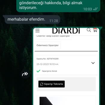 Diardi Store İle İletişim Sorunu Yaşıyorum.