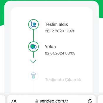 Sendeo Teslim Edilmeyen Kargo