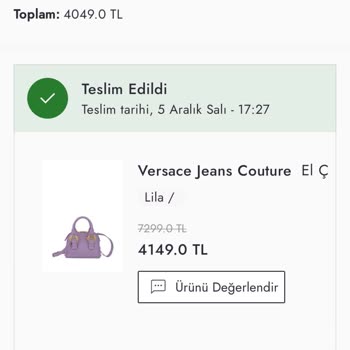 Boyner Versace Çanta Çöp Oldu