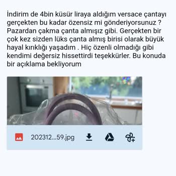 Boyner Versace Çanta Çöp Oldu