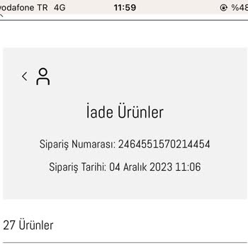 Madame Coco Para İademi İstiyorum 2910.71 TL