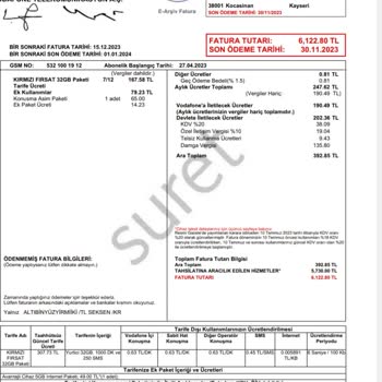 Vodafone Online Alışveriş Para İadem Yapılmıyor
