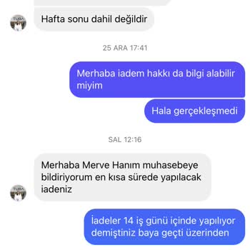 Tuba Butik Ücret İademi Yapmadı