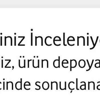 Vodafone Online Mağaza İadesi